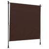 vidaXL Utend&oslash;rs Rullegardin Brun 150 x 270 cm