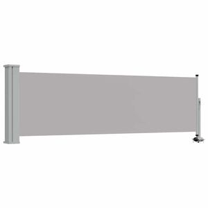 vidaXL Uttrekkbar sidemarkise 80x300 cm gr&aring;