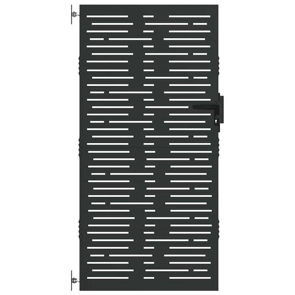 vidaXL Hageport 85x175 cm cortenstål firkantet design