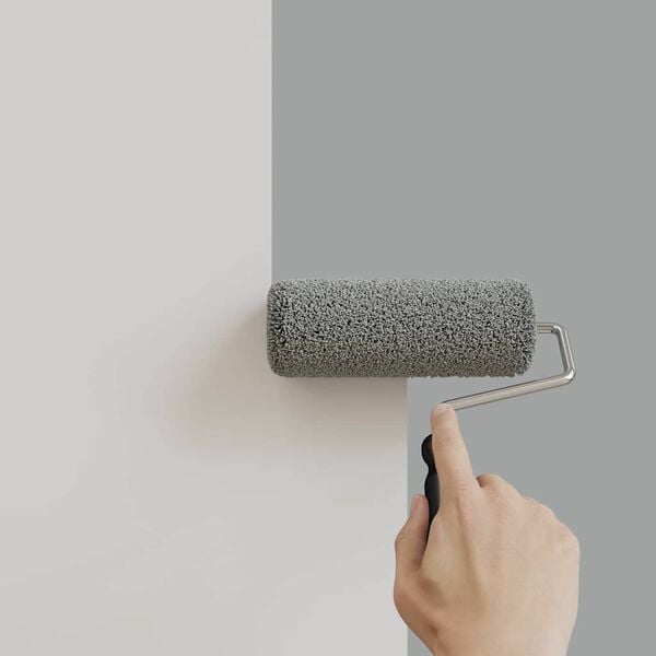 vidaXL Vaggmaling Grå 16,5 x 16,5 x 16 cm Veggdart