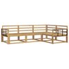 vidaXL Utend&oslash;rs sofa-sett 4 pcs Hvit 247,5 x 168,5 x 73 cm