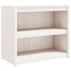 vidaXL Utekj&oslash;kkenskap MEPPEL hvit 106x55x92 cm heltre furu
