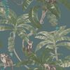 DUTCH WALLCOVERINGS Veggpanel Monkey Puzzle gr&oslash;nn