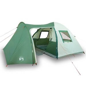 vidaXL Kuppeltelt for camping 6 personer gr&oslash;nn vanntett