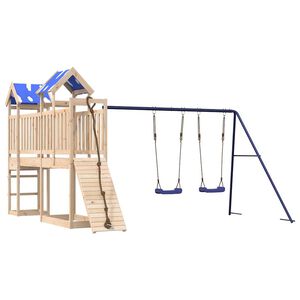 vidaXL Utend&oslash;rs lekesett heltre furu