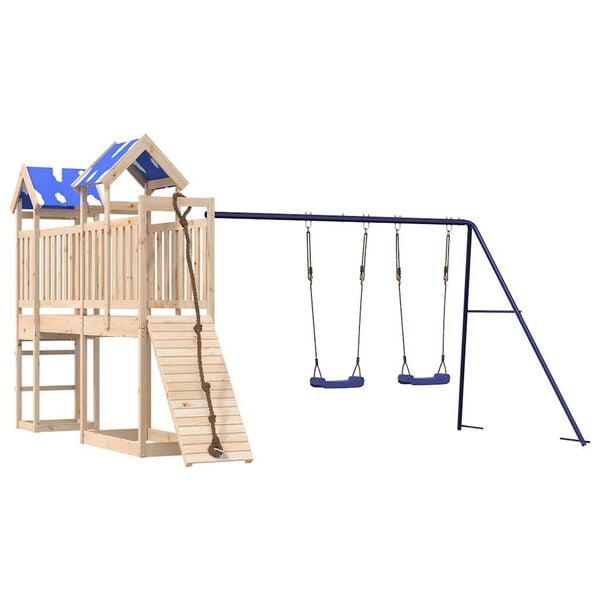 vidaXL Utend&oslash;rs lekesett heltre furu