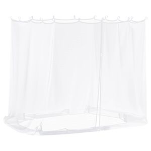 vidaXL Myggnett for hagepavillon 220 mesh Hvit 2 x 2 x 2 m Polyester