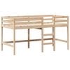 vidaXL K&oslash;yeseng med stige og tak 90x190 cm heltre furu