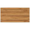 vidaXL Bordplate 100 x 50 x 3,5 cm Rektangul&aelig;r Massivt Teaktre