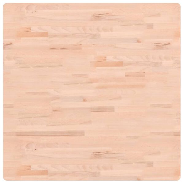 vidaXL Bordplate 90x90x4 cm firkantet heltre b&oslash;ketre