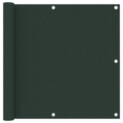 vidaXL Balkongskjerm mørkegrønn 90x300 cm oxfordstoff