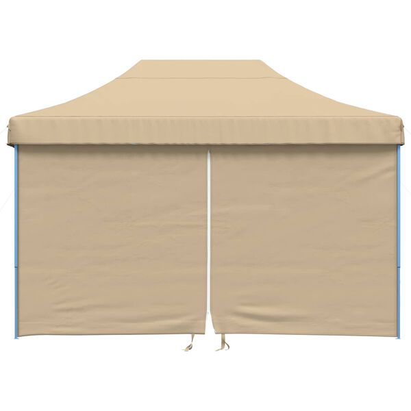 vidaXL Partytelt Beige 279 x 410 x 315 cm Oxford Stoff