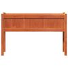 vidaXL Hageplantekasse med ben voksbrun 110x31x70 cm heltre furu