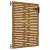 vidaXL Hageport 85x125 cm cortenst&aring;l firkantet design