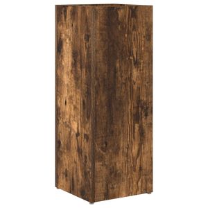 vidaXL Parasollstativ R&oslash;kt eik 25 x 24,5 x 64 cm Konstruert tre