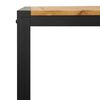 vidaXL Hagebord med U-ben 160x80x75 cm heltre akasie