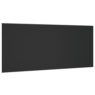 vidaXL Sengegavl svart 200x1,5x80 cm konstruert tre