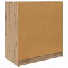 vidaXL Sideskap Artisan Eik 68 x 37 x 75,5 cm Konstruert tre
