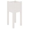 vidaXL Plantekasse hvit 31x31x70 cm heltre furu