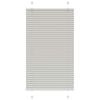 vidaXL pliss&eacute;gardin lys gr&aring; 75x100 cm Stoff Bredde 74,4 cm Polyester