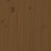 vidaXL Highboard honningbrun 89x40x116,5 cm heltre furu