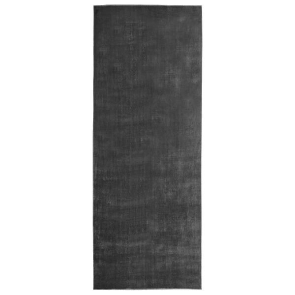 vidaXL Teppel&oslash;per vaskbar sammenleggbar 100x300 cm antrasitt polyester
