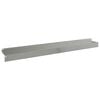 vidaXL Gjerdekant 30 pcs 100 x 10 x 8 cm St&aring;l S&oslash;lv