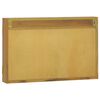 vidaXL Speilskap 60x10x40 cm heltre teak