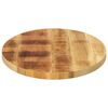 vidaXL Bordplate 110x50x2,5 cm oval heltre mango