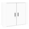 vidaXL Skjenk hvit 80x33x70 cm konstruert tre