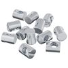 vidaXL Fattnut 12 pcs s&oslash;lv M6 x 13 mm Metall