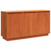 vidaXL Serviesskap Brun Eik 111 x 34 x 60 cm Massiv furu