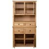 vidaXL Highboard 93x40,5x180 cm heltre furu Panama Range