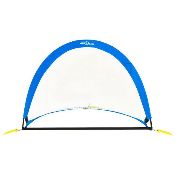vidaXL Fotballmål for barn 2 stk oppbevaringspose 119x82x84,5 cm