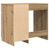vidaXL Skrivebord artisan eik 84x40x75 cm konstruert tre