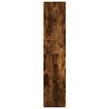 vidaXL Bokhylle røkt eik 60x24x109 cm konstruert tre
