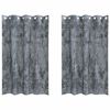 vidaXL Fl&oslash;yel Gardiner 2 stk. S&oslash;lvgr&aring; 175 x 140 cm Fl&oslash;yel
