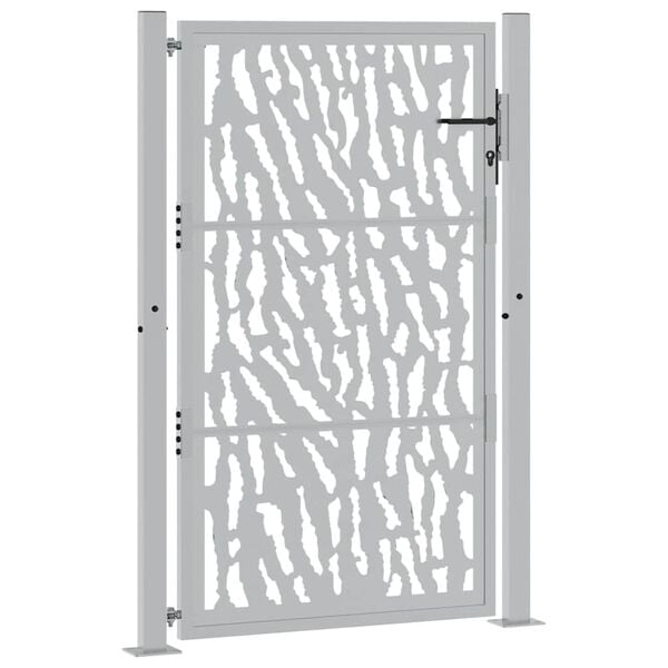 vidaXL Hageport 100x150 cm værbestandig stålspordesign