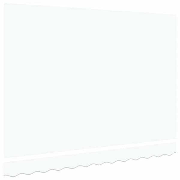 vidaXL Reserveduk til markise Hvit 300 x 250 cm Lerret