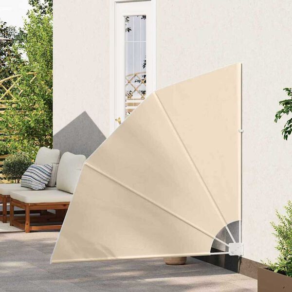 vidaXL Balkong privat skjerm Beige 140 x 140 cm Polyester