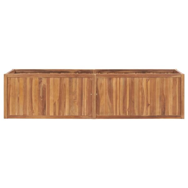 vidaXL H&oslash;ybed 200x50x50 cm heltre teak