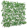 vidaXL Utvidbart espalier med kunstig ef&oslash;y gr&oslash;nn 186x30 cm