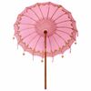 vidaXL Balinesisk Parasol Rosa 185 x 185 x 260 cm