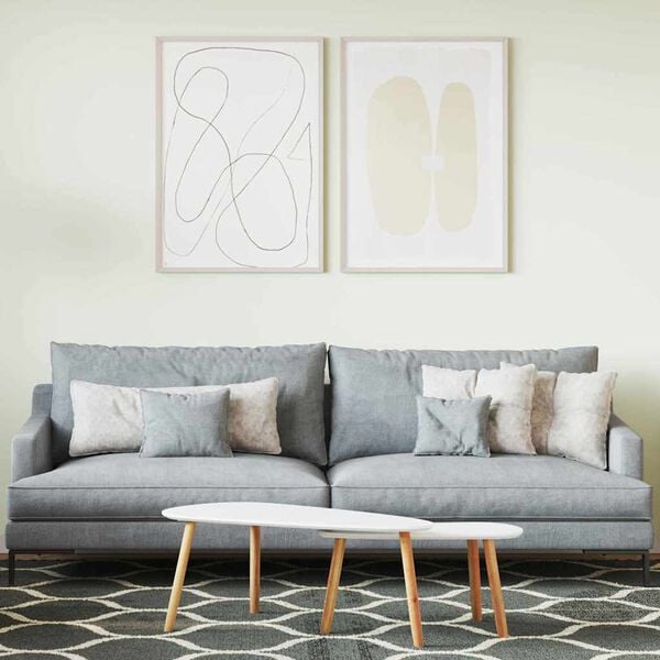 vidaXL Vaggmaling Brun 16,5 x 16,5 x 16 cm Veggdart