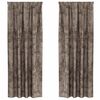 vidaXL Fl&oslash;yel Gardiner 2 stk. Cappuccino 245 x 140 cm Fl&oslash;yel