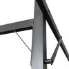 vidaXL Pergola med uttrekkbar tak kremhvit 589x292x230 cm