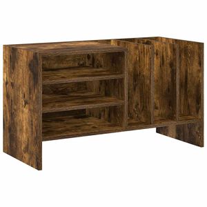 vidaXL Plateskap R&oslash;kt eik 78,5 x 35 x 45 cm Konstruert tre