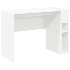 vidaXL Skrivebord Hvit Konstruert tre 109 x 50 x 78 cm