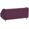 vidaXL Hundesofa burgunder 85x50x39 cm lin