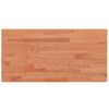 vidaXL Bordplate 100x50x1,5 cm rektangul&aelig;r heltre b&oslash;ketre